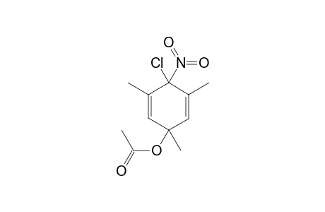 4-CHLORO-1,3,5-TRIMETHYL-4-NITRO-CYCLOHEXA-2,5-DIENYL-ACETATE;(DIASTEREOMER-1)