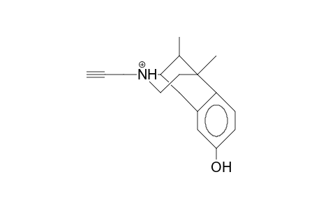 A-(-)-N-Propynyl-normetazocine cation