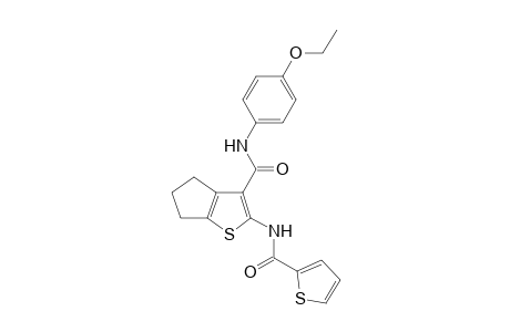 N-(4-ethoxyphenyl)-2-(thiophen-2-ylcarbonylamino)-5,6-dihydro-4H-cyclopenta[b]thiophene-3-carboxamide