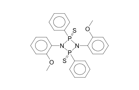 N,N'-BIS(ORTHO-METHOXYPHENYL)-P,P'-DIPHENYL-P,P'-DITHIOCYCLODIPHOSPHAZANE