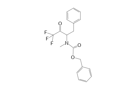 3-(N-Benzyloxycarbonyl-N-methylamido)-4-phenyl-1,1,1-trifluoro-2-butanone