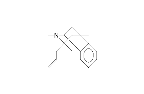 cis-3-Allyl-2,3,5-trimethyl-6,7-benzomorphan