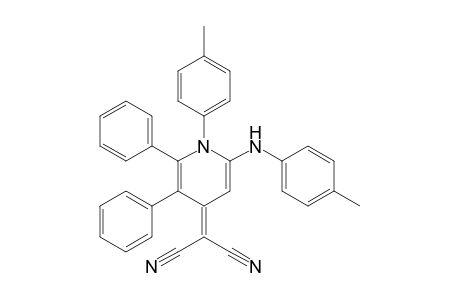 2-[1-(4-methylphenyl)-6-[(4-methylphenyl)amino]-2,3-diphenyl-pyridin-4-ylidene]propanedinitrile