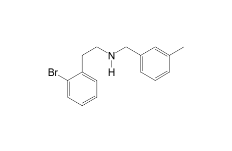 2-(2-Bromophenyl)-N-(3-methylbenzyl)ethan-1-amine