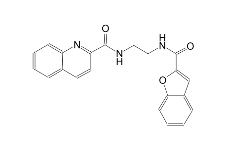 2-quinolinecarboxamide, N-[2-[(2-benzofuranylcarbonyl)amino]ethyl]-