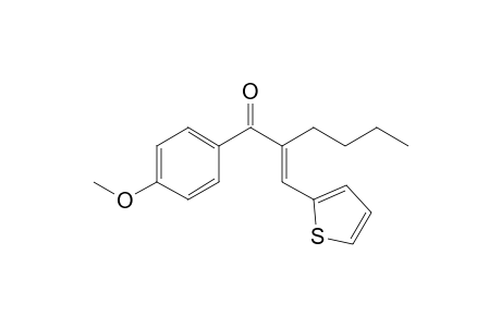 (E)-1-(4-Methoxyphenyl)-2-((thiophen-2-yl)methylene)-hexan-1-one