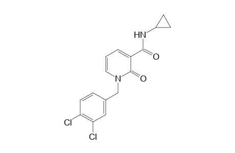 N-CYCLOPROPYL-1-(3,4-DICHLOROBENZYL)-1,2-DIHYDRO-2-OXONICOTINAMIDE