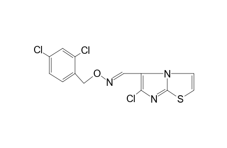 6-CHLOROIMIDAZO[2,1-b]THIAZOLE-5-CARBOXALDEHYDE, O-(2,4-DICHLOROBENZYL)OXIME