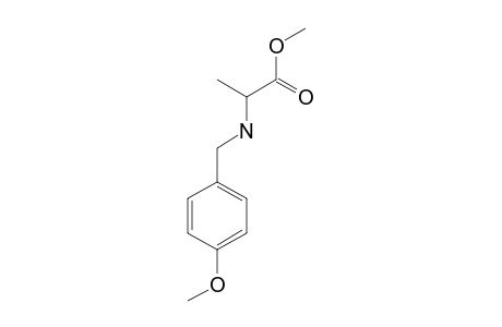 2-(4-Methoxybenzylamino)propionic acid methyl ester