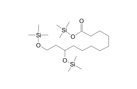 Dodecanoic acid <10,12-dihydroxy->, tri-TMS