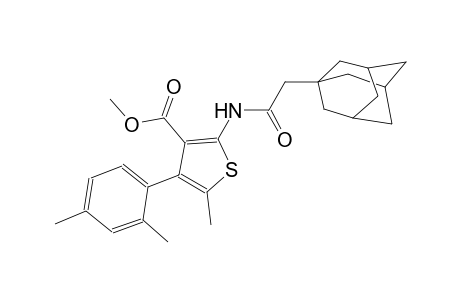 methyl 2-[(1-adamantylacetyl)amino]-4-(2,4-dimethylphenyl)-5-methyl-3-thiophenecarboxylate