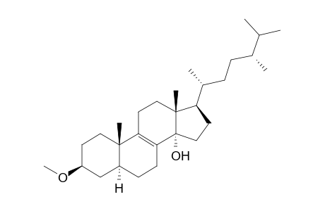 (24R)-3.beta.-Methoxy-24-methyl-5.alpha.-cholest-8(9)-en-14.alpha.-ol