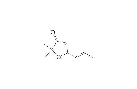 2,2-Dimethyl-5-[(E)-prop-1-enyl]-3-furanone