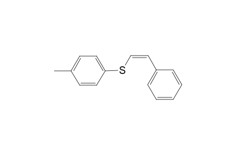 1-Methyl-4-[(Z)-styryl]sulfanyl-benzene