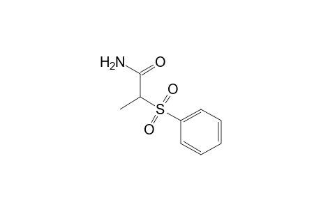 Propanamide, 2-(phenylsulfonyl)-