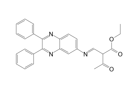 7-[( 2'-Acetyl-2'-ethoxycarbonyl)ethylideneamino]-2,3-diphenylquinoxaline