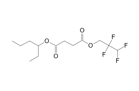 Succinic acid, 2,2,3,3-tetrafluoropropyl 3-hexyl ester