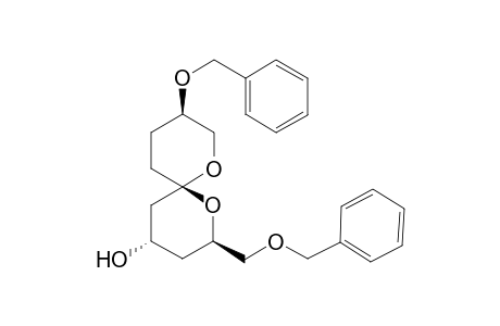 (2R,4S,6R,9R)-9-Benzyloxy-2-((benzyloxy)methyl)-1,7-dioxaspiro[5.5]undecan-4-ol