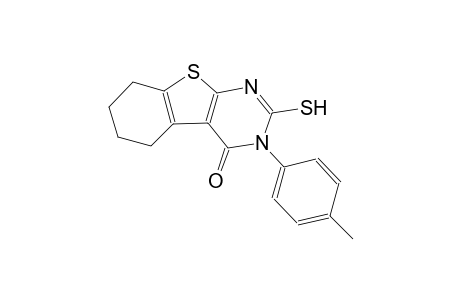 3-(4-methylphenyl)-2-sulfanyl-5,6,7,8-tetrahydro[1]benzothieno[2,3-d]pyrimidin-4(3H)-one