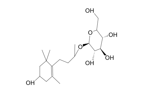 3-HYDROXY-BETA-IONYL-BETA-D-GLUCOPYRANOSIDE
