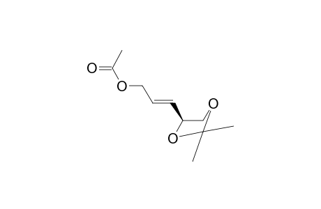 (E)-1-O-Acetyl-2,3-dideoxy-4,5-O-isopropylidene-D-glycero-pent-2-enitol