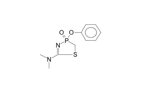 5-DIMETHYLAMINO-2-OXO-2-PHENOXY-1-AZA-4-THIA-2-PHOSPHOL-1-INE
