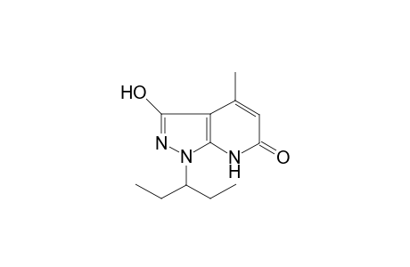 1-(1-Ethylpropyl)-4-methyl-2,7-dihydropyrazolo[3,4-b]pyridine-3,6-dione