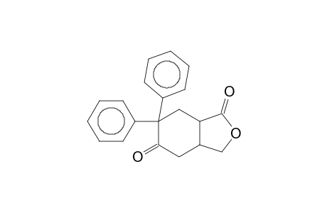 8-Oxabicyclo[4.3.0]nonane-4,9-dione, 3,3-diphenyl-