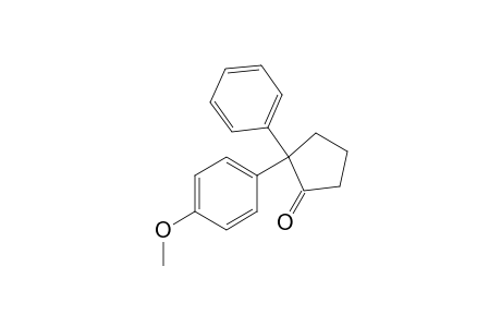 Cyclopentanone, 2-(4-methoxyphenyl)-2-phenyl-
