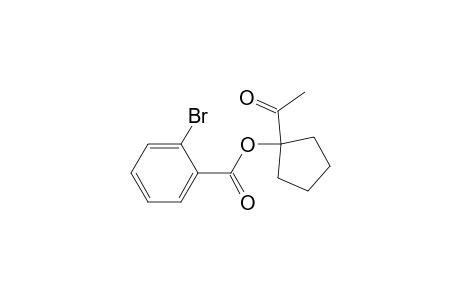 2-Bromo-benzoic acid 1-acetyl-cyclopentyl ester