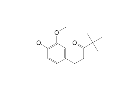 1-(4-HYDROXY-3-METHOXYPHENYL)-4,4-DIMETHYL-3-PENTANONE