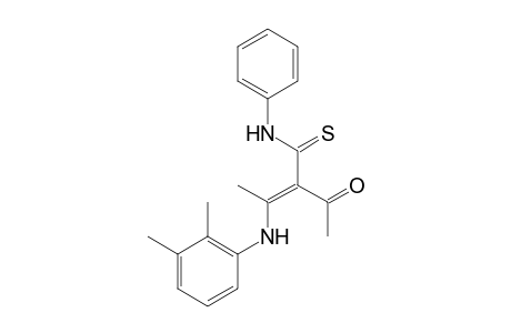 (E)-2-Acetyl-3-(2,3-dimethylanilino)-N1-phenyl-2-butenethioamide