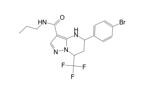 5-(4-bromophenyl)-N-propyl-7-(trifluoromethyl)-4,5,6,7-tetrahydropyrazolo[1,5-a]pyrimidine-3-carboxamide