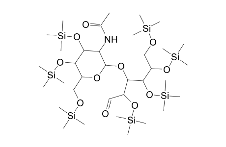 D-Galactose, 3-O-[2-(acetylamino)-2-deoxy-3,4,6-tris-O-(trimethylsilyl)-.beta.-D-galactopyranosyl]-2,4,5,6-tetrakis-O-(trimethylsilyl)-