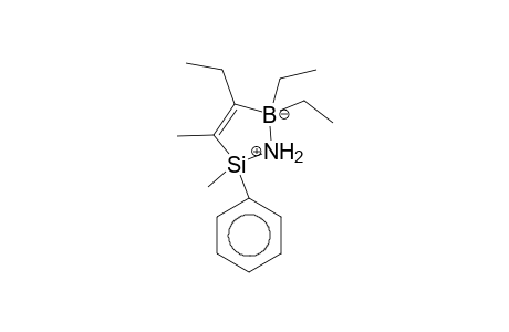 Boron, [2-(aminomethylphenylsilyl)-1-ethyl-1-propenyl-C,N]diethyl-, (t-4)-
