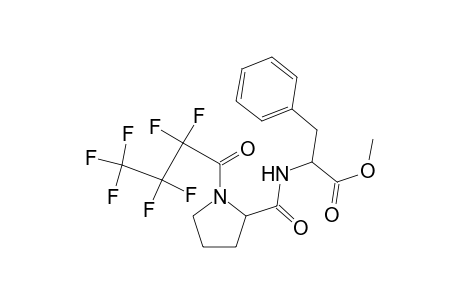L-Phenylalanine, N-[1-(2,2,3,3,4,4,4-heptafluoro-1-oxobutyl)-L-prolyl]-, methyl ester