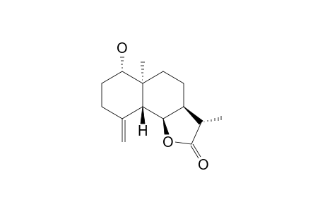 (3S,3aS,5aS,6S,9aR,9bR)-6-hydroxy-3,5a-dimethyl-9-methylidene-3a,4,5,6,7,8,9a,9b-octahydro-3H-naphtho[3,4-d]furan-2-one