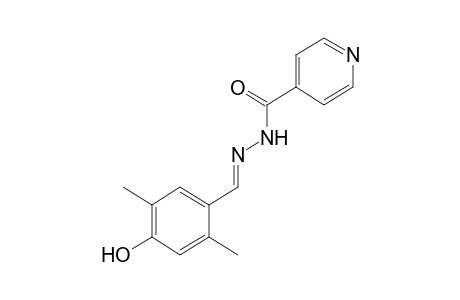ISONICOTINIC ACID, (2,5-DIMETHYL-4-HYDROXYBENZYLIDENE)HYDRAZIDE