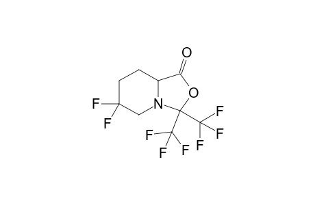 9,9-Di(trifluoromethyl)-3,3-difluoro-1-aza-8-oxabicyclo[4.3.0]nonan-7-one