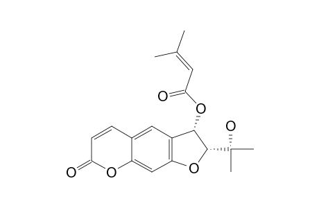 (-)-(2'S,3'R)-3'-SENECIOYLOXYMARMESIN