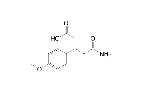 3-(p-methoxyphenyl)glutaramic acid