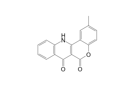 2-Methyl-7,12-dihydro-6H-[1]benzopyrano[4,3-b]quinoline-6,7-dione