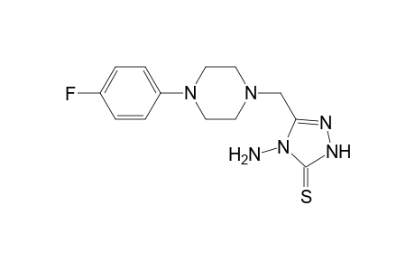 4-Amino-5-{[4-(4-fluorophenyl)piperazin-1-yl]methyl}-2,4-dihydro-3H-1,2,4-triazole-3-thione