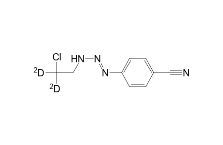 Benzonitrile, 4-[3-(2-chloroethyl-2,2-D2)-1-triazenyl]-