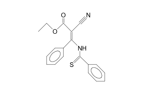2-Phenyl-2-phenylthioamido-1-cyano-1-ethoxycarbonyl-ethylene