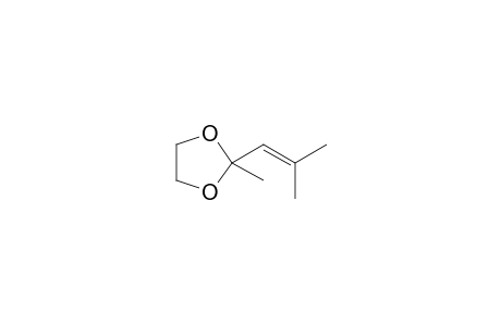 2-methyl-2-(2-methylprop-1-en-1-yl)-1,3-dioxolane