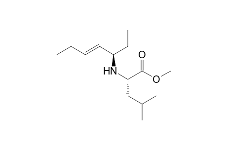 (S)-Methyl 2-((R,E)-hept-4-en-3-ylamino)-4-methylpentanoate