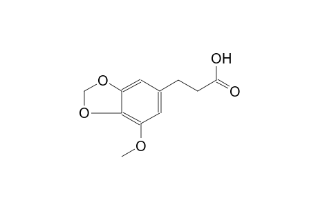 1,3-benzodioxole-5-propanoic acid, 7-methoxy-