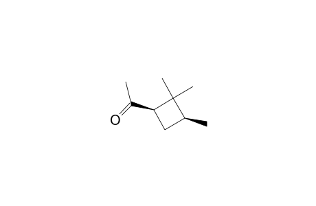 1-[(1R,3S)-2,2,3-trimethylcyclobutyl]ethanone