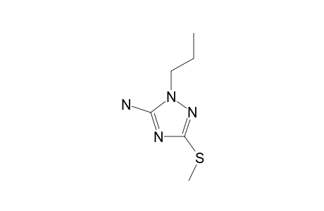 5-Amino-3-methylthio-1-propyl-1,2,4-triazole